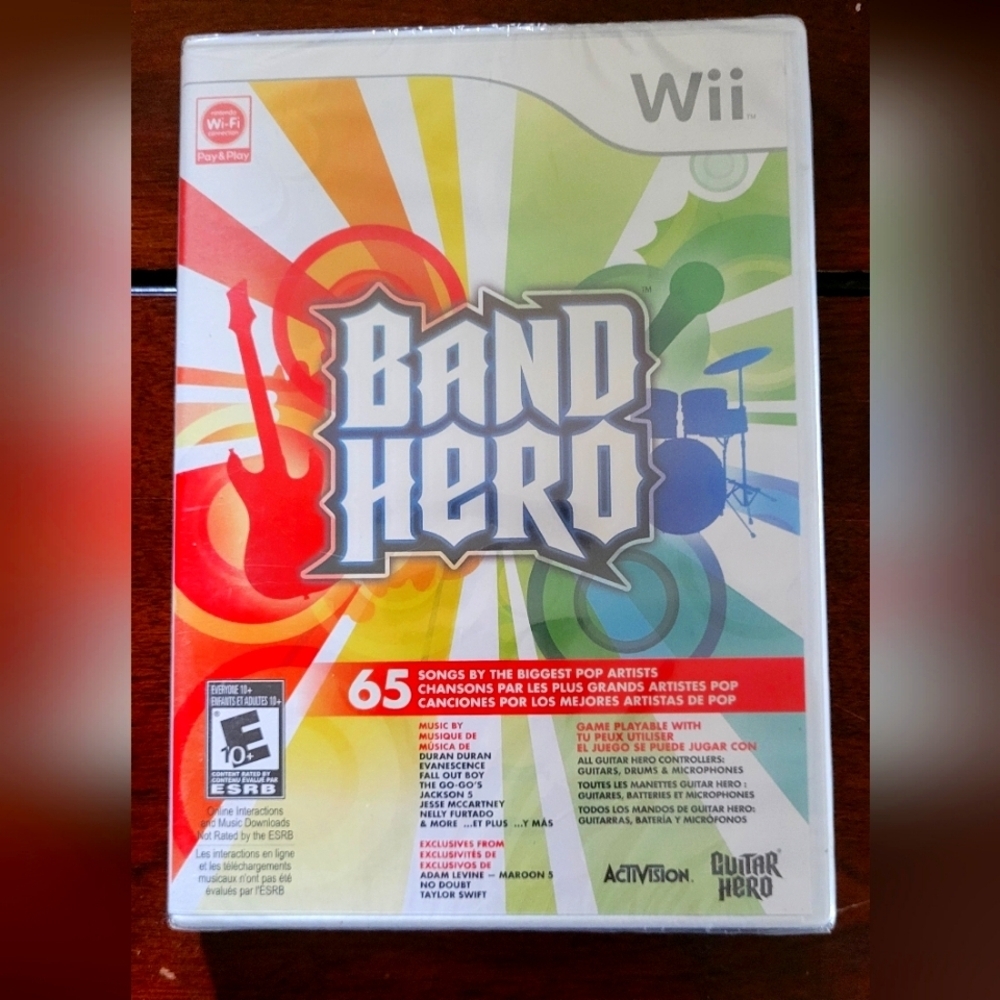 ⭐️NWT Band Hero Video Game for Wii
